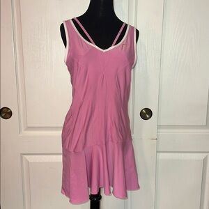 Y2K VTG NIKE PINK PRINCESS RHINESTONE TENNIS DRESS
